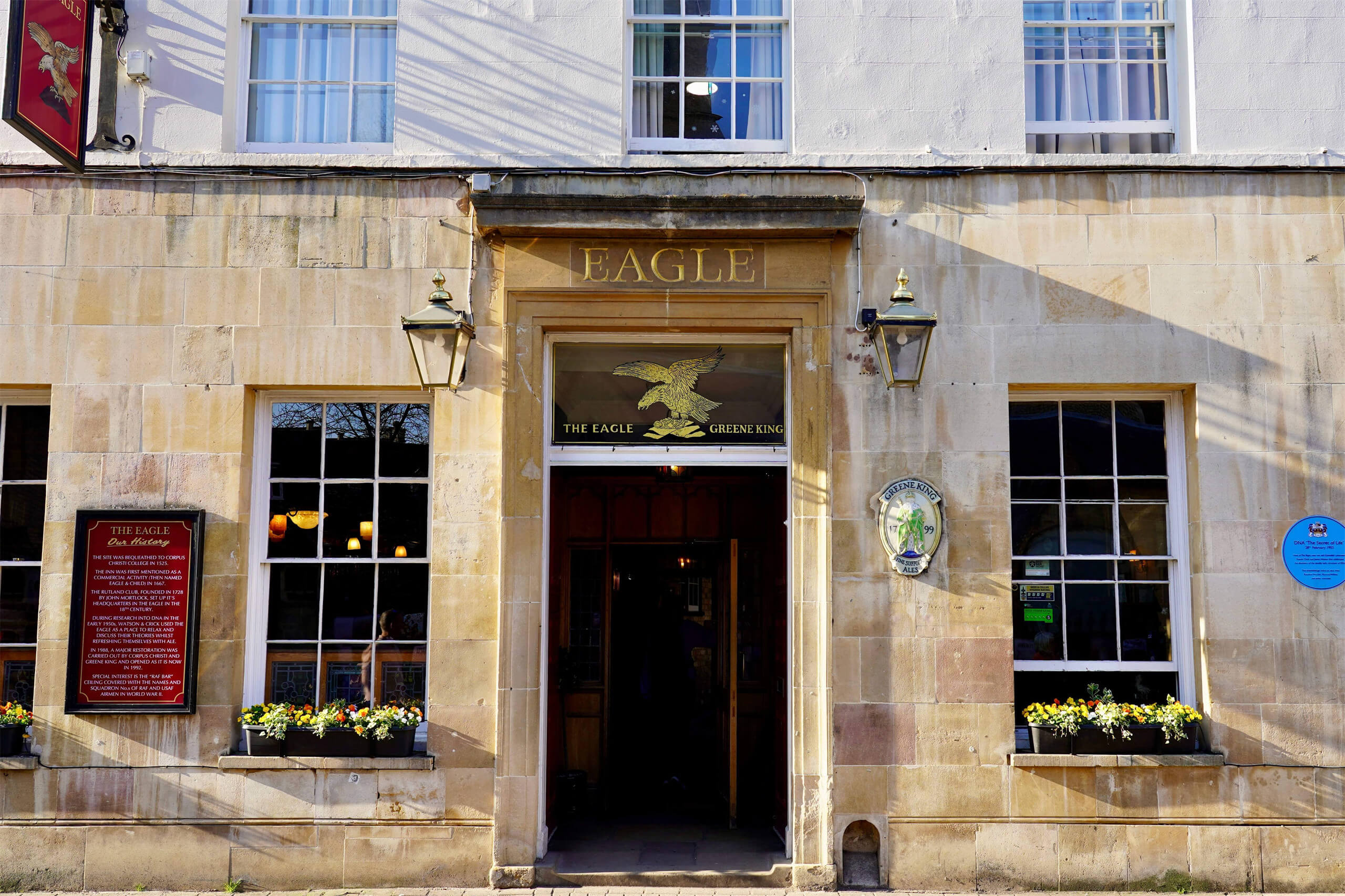 The Eagle Pub Cambridge: DNA Discovery & RAF Bar